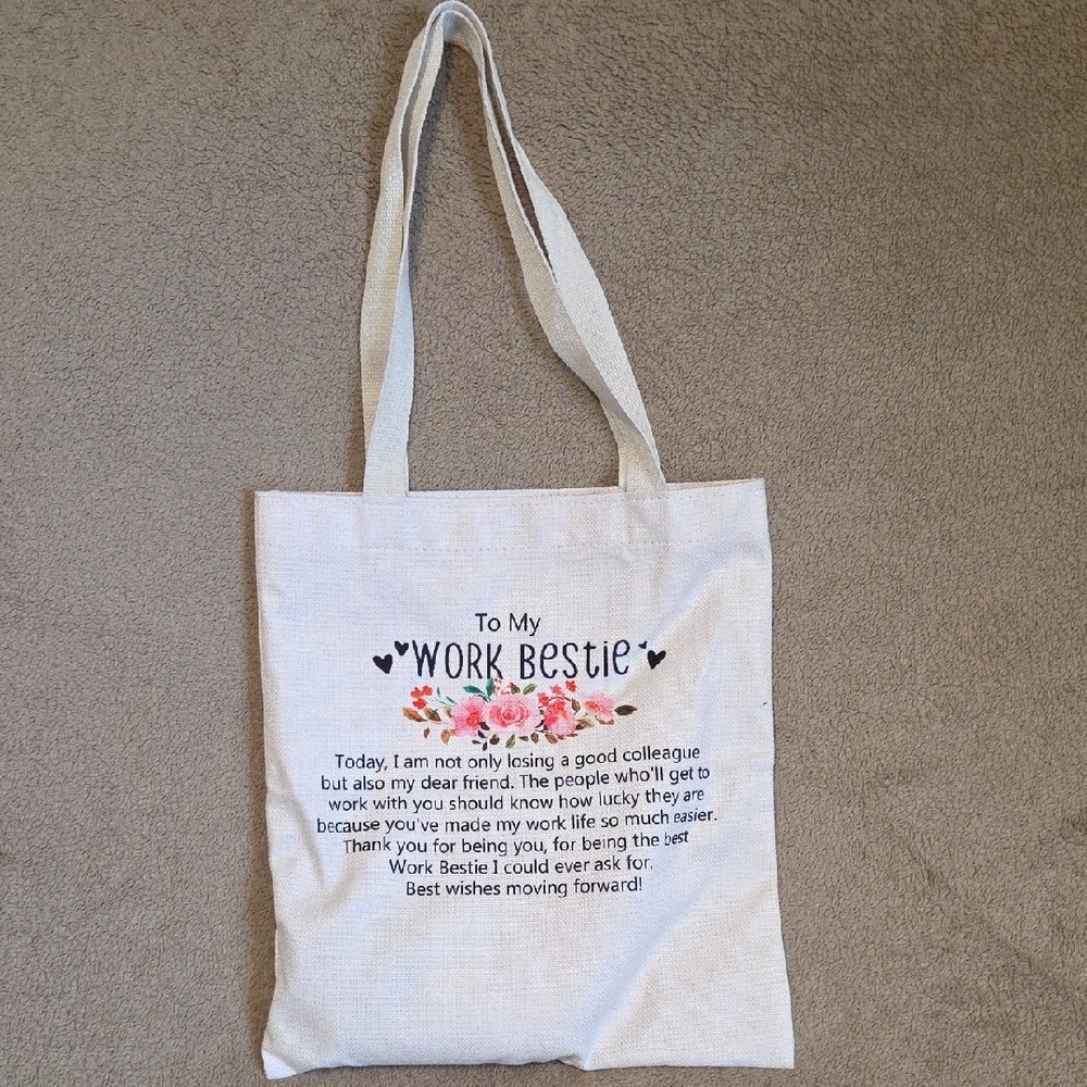 'Work Bestie' Tote Bag